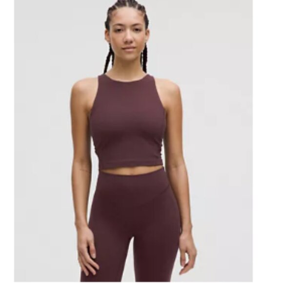 Lululemon Align High-Neck Tank Top size 16 Goodnight Plum new with tags - Picture 1 of 4